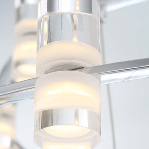 Netto 8-Light 42" Integrated LED Linear Chandelier