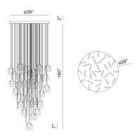 Paget 31-Light 39" Integrated LED Grand Chandelier