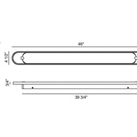 Noga 46" Integrated LED Vanity