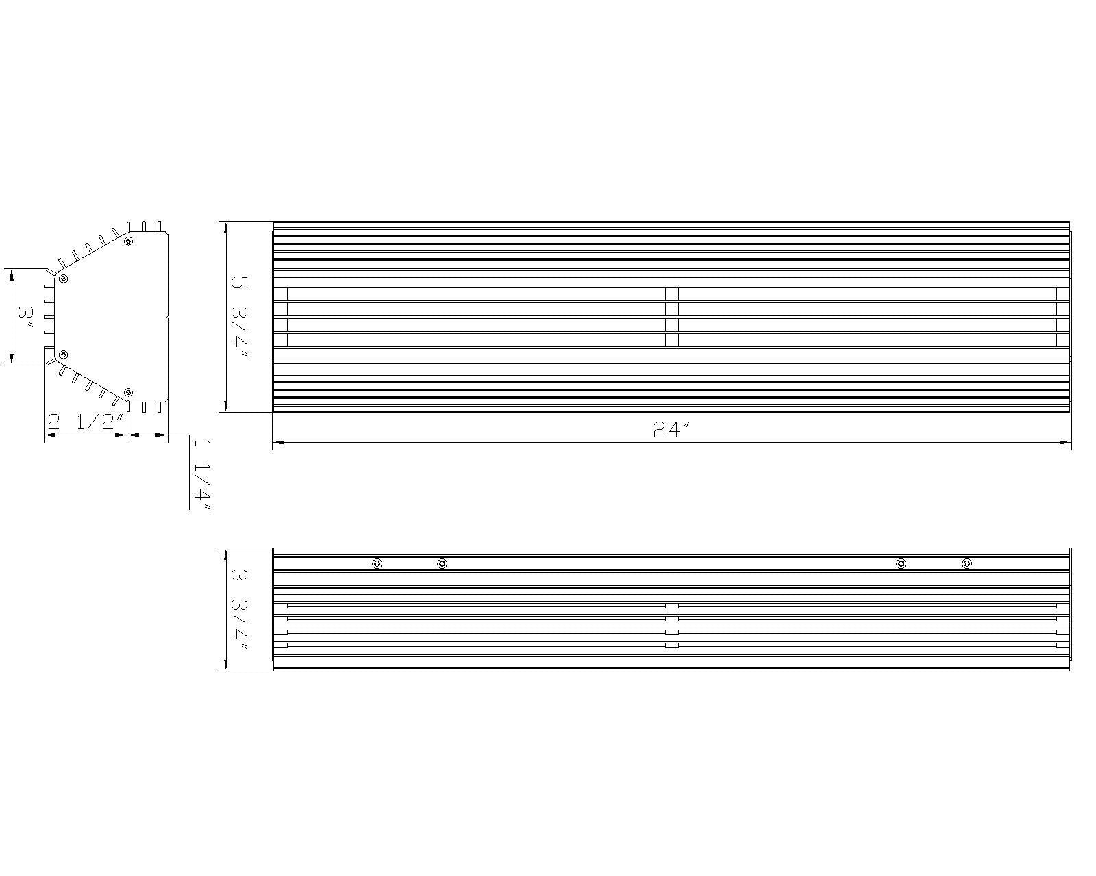 Morton 24" Integrated LED Outdoor Wall Sconce
