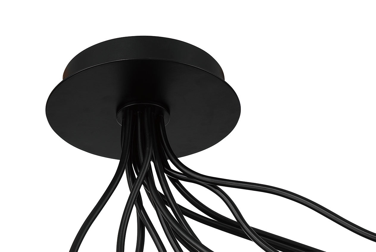 Athena 12-Light 59" Integrated LED Semi-Flush Mount