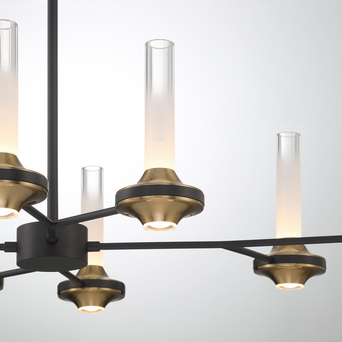 Torcia 8-Light 36" Integrated LED Linear Chandelier