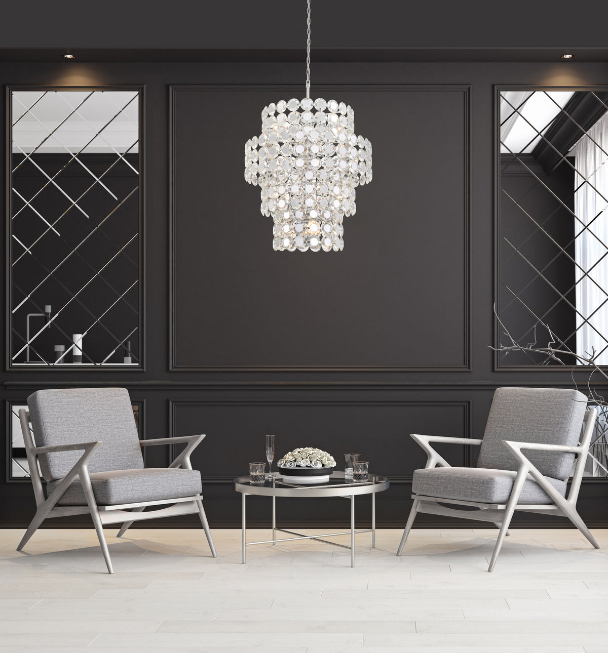 Perrene 24-Light 45" Chandelier