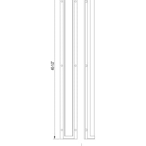 Hy50 40" Integrated LED Outdoor Wall Sconce