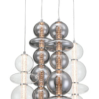 Atomo 4-Light 50" Integrated LED Multi Drop Chandelier