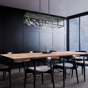 Aerie 8-Light 42" Integrated LED Linear Chandelier