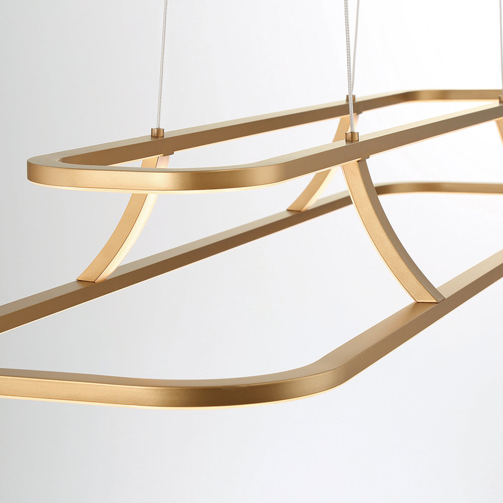 Cadoux 44" Integrated LED Linear Chandelier
