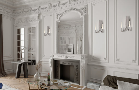 Olette 2-Light 17" Integrated LED Wall Sconce