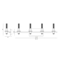 Torna 4-Light 36" Integrated LED Vanity