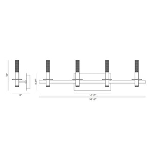 Torna 4-Light 36" Integrated LED Vanity