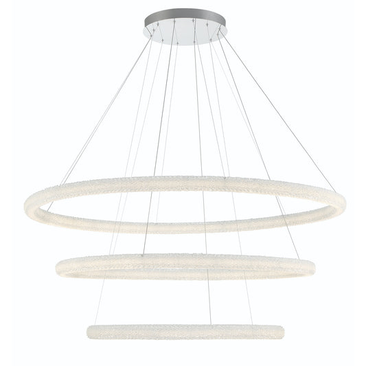 Sassi 3-Tiers 3-Light 60" Integrated LED Grand Chandelier