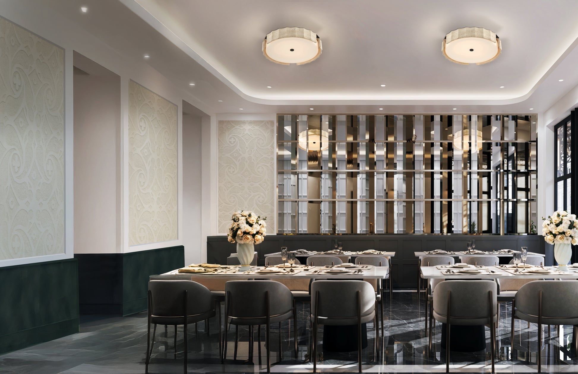 Roslington 18" Integrated LED Flush Mount