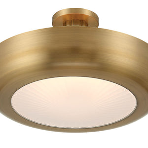 Macey 22" Integrated LED Semi-Flush Mount