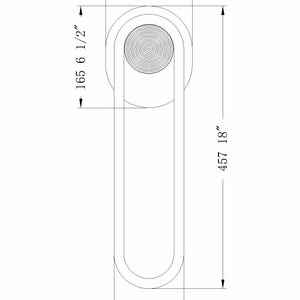 Swing 18" Integrated LED Outdoor Wall Sconce