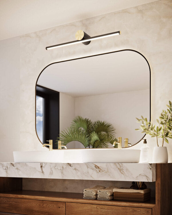 Balance 2-Tone Vanity wall sconce