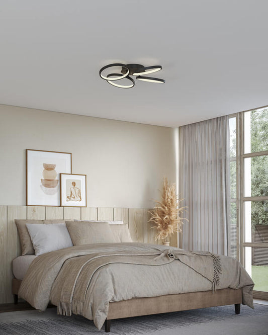 Hover 4-ring flush mount, 5CCT