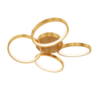 Hover 4-ring flush mount, 5CCT