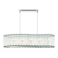 Glasbury 10-Light 52" Linear Chandelier