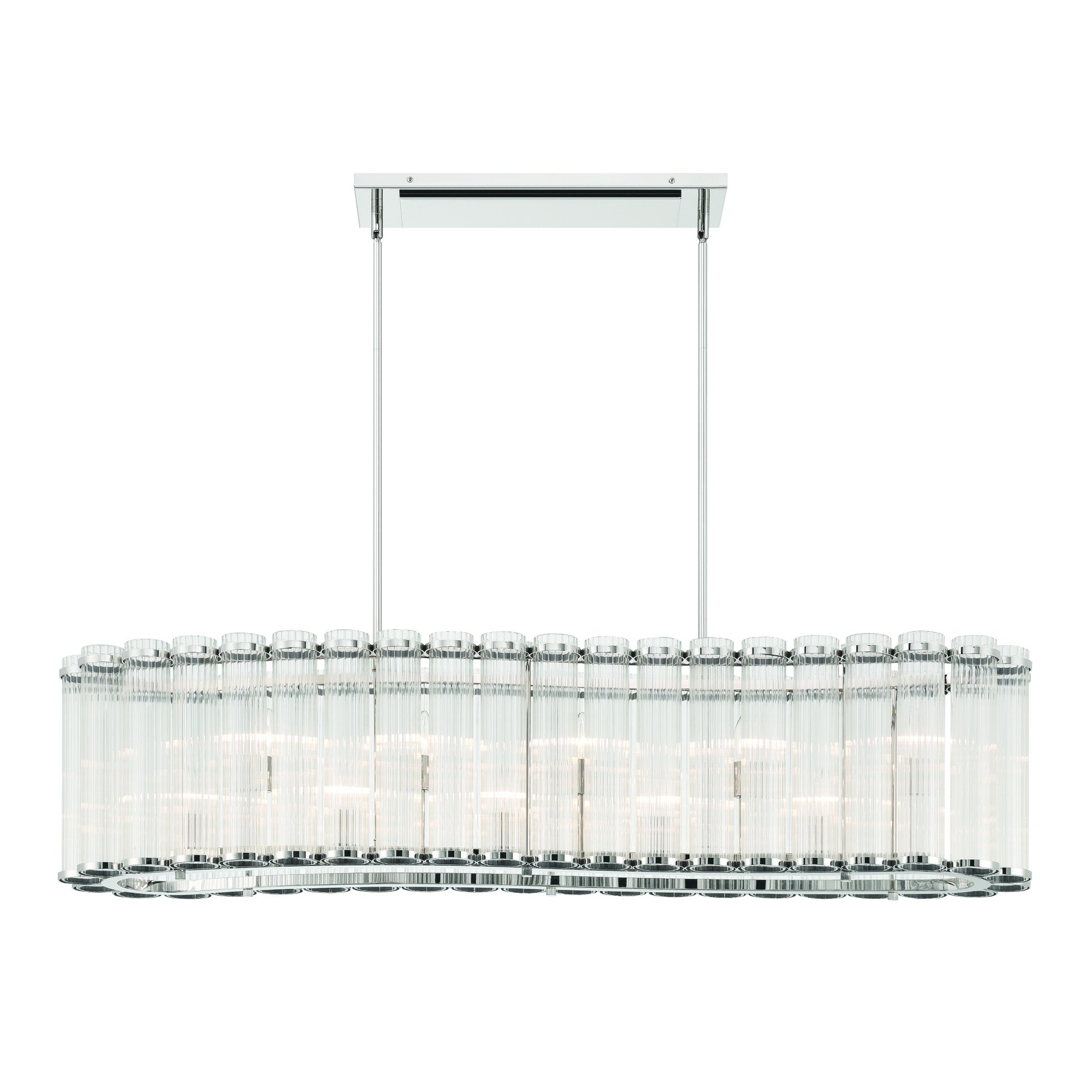 Glasbury 10-Light 52" Linear Chandelier