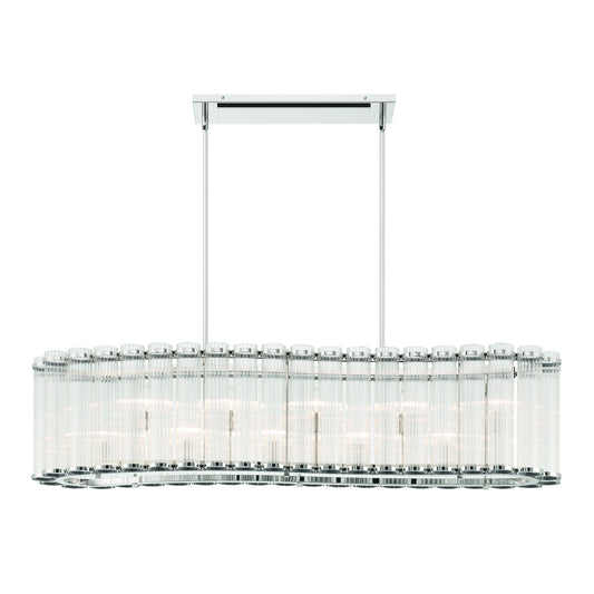 Glasbury 10-Light 52" Linear Chandelier