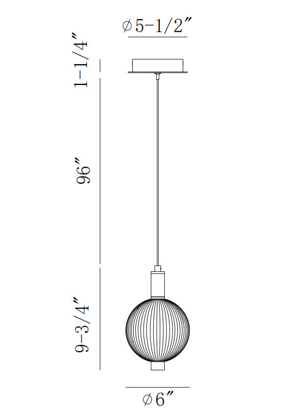 Palmas 10" Integrated LED Mini Pendant