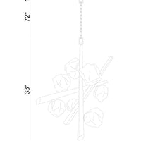 Thorah 7-Light 33" Integrated LED Chandelier