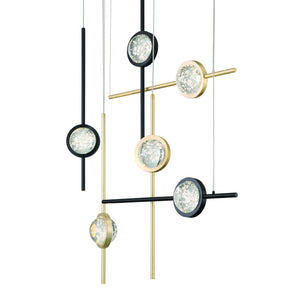 Barletta 6-Light 32" Integrated LED Multi Drop Chandelier