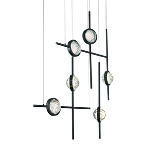 Barletta 6-Light 32" Integrated LED Multi Drop Chandelier