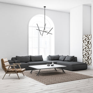 Crossroads 10-Light 47" Integrated LED Chandelier