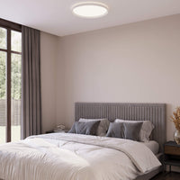 Aurora 21in Dual-Light Dimmable LED Flush Mount, 5CCT