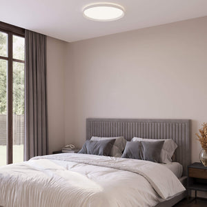Aurora 21in Dual-Light Dimmable LED Flush Mount, 5CCT