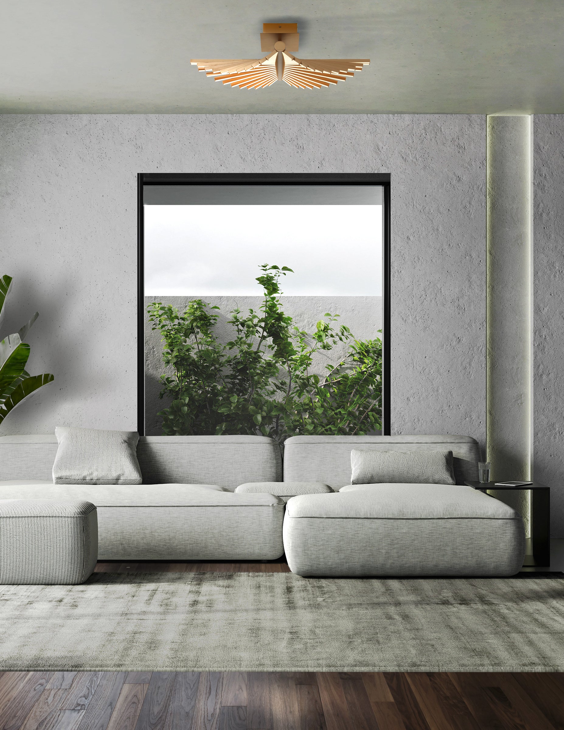 Seraph 25" Integrated LED Flush Mount