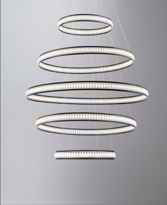 Forster 5-Tier 5-Light 60" Integrated LED Grand Chandelier