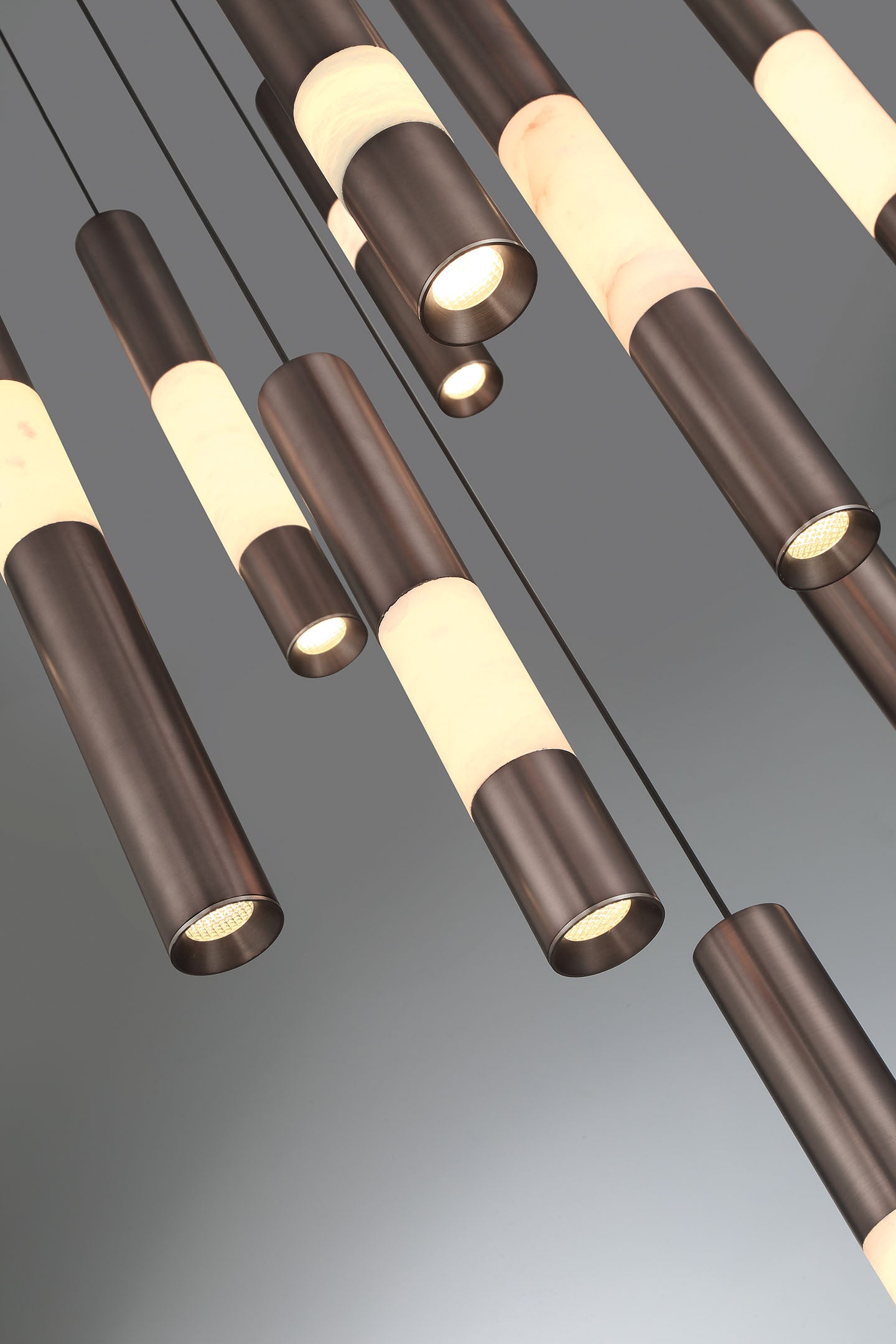 Ronda 15-Light 32" Integrated LED Multi Drop Chandelier