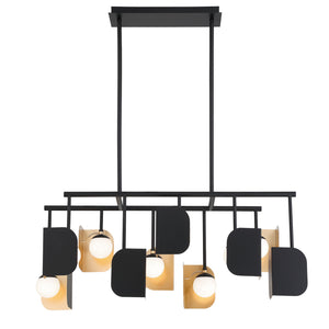 Cornice 10-Light 45" Integrated LED Linear Chandelier