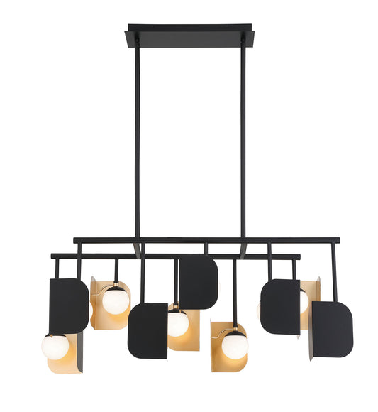 Cornice 10-Light 45" Integrated LED Linear Chandelier