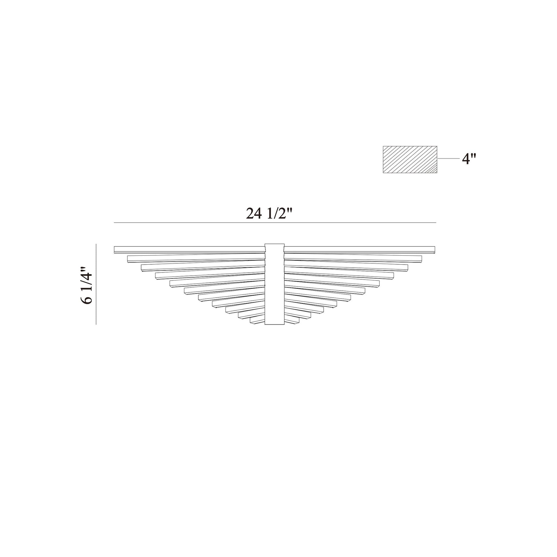 Seraph 25" Integrated LED Wall Sconce
