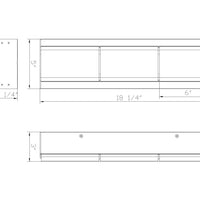 Gibraltar 18" Integrated LED Outdoor Wall Sconce
