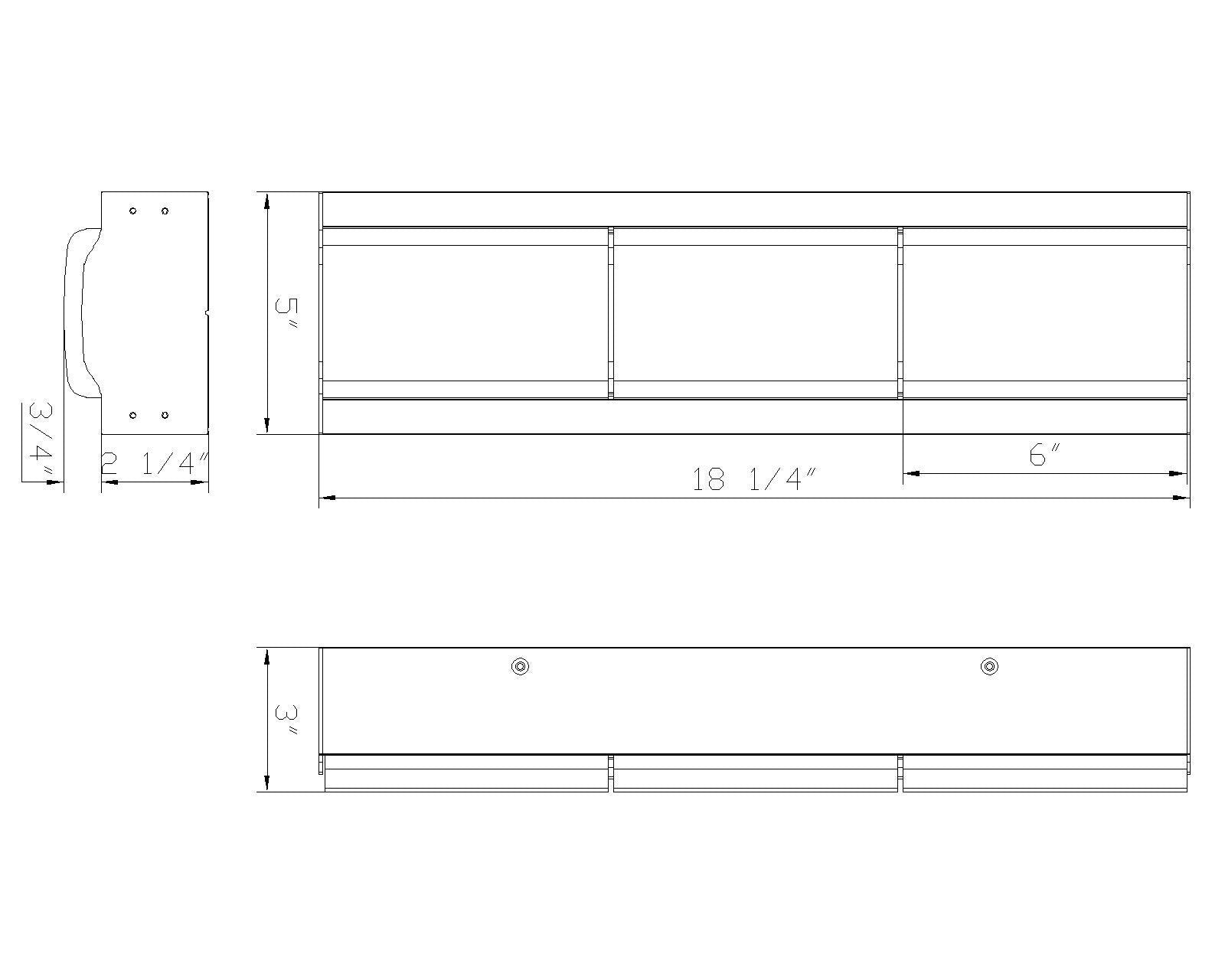 Gibraltar 18" Integrated LED Outdoor Wall Sconce