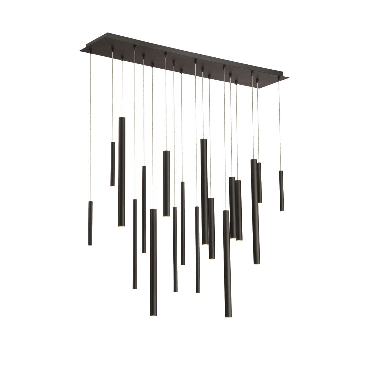 Santana 18-Light 42" Integrated LED Multi Drop Chandelier