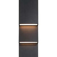 Nanton 2-Light 19" Integrated LED Outdoor Wall Sconce