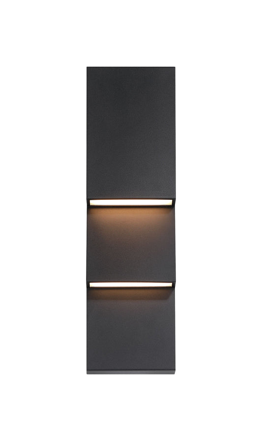 Nanton 2-Light 19" Integrated LED Outdoor Wall Sconce