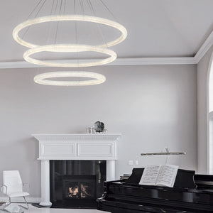 Sassi 3-Tier 60" LED Grand Chandelier