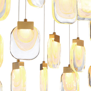 Paget 19-Light 29" Integrated LED Multi Drop Chandelier