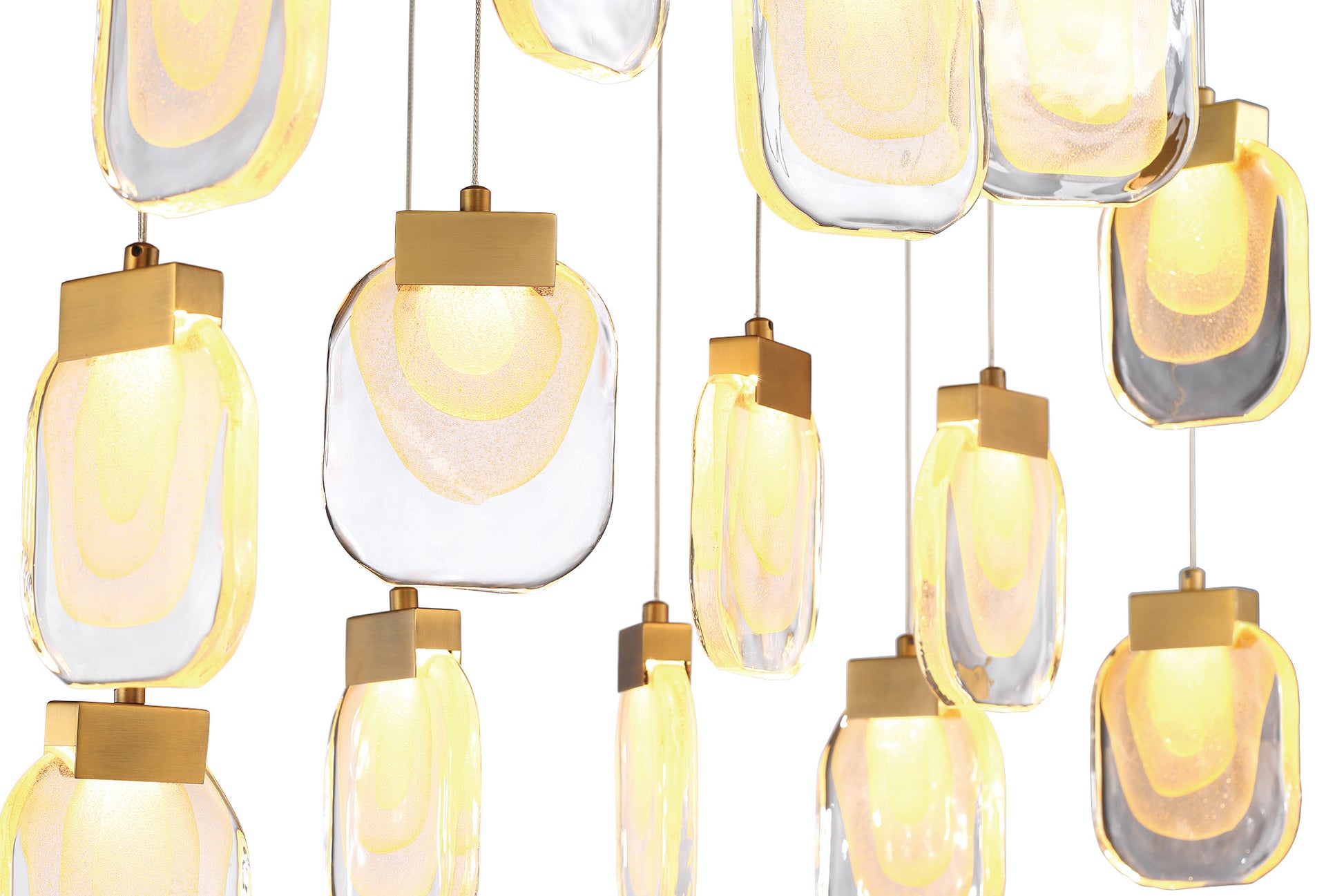 Paget 19-Light 29" Integrated LED Multi Drop Chandelier