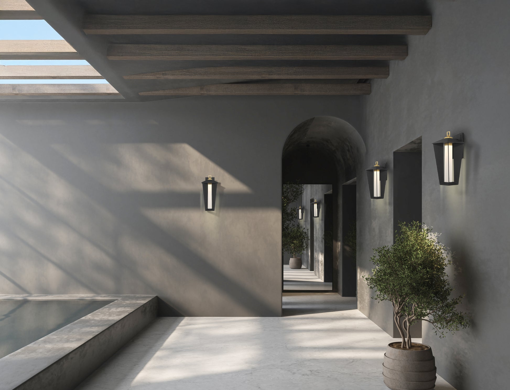 Andson 13" Integrated LED Outdoor Wall Sconce