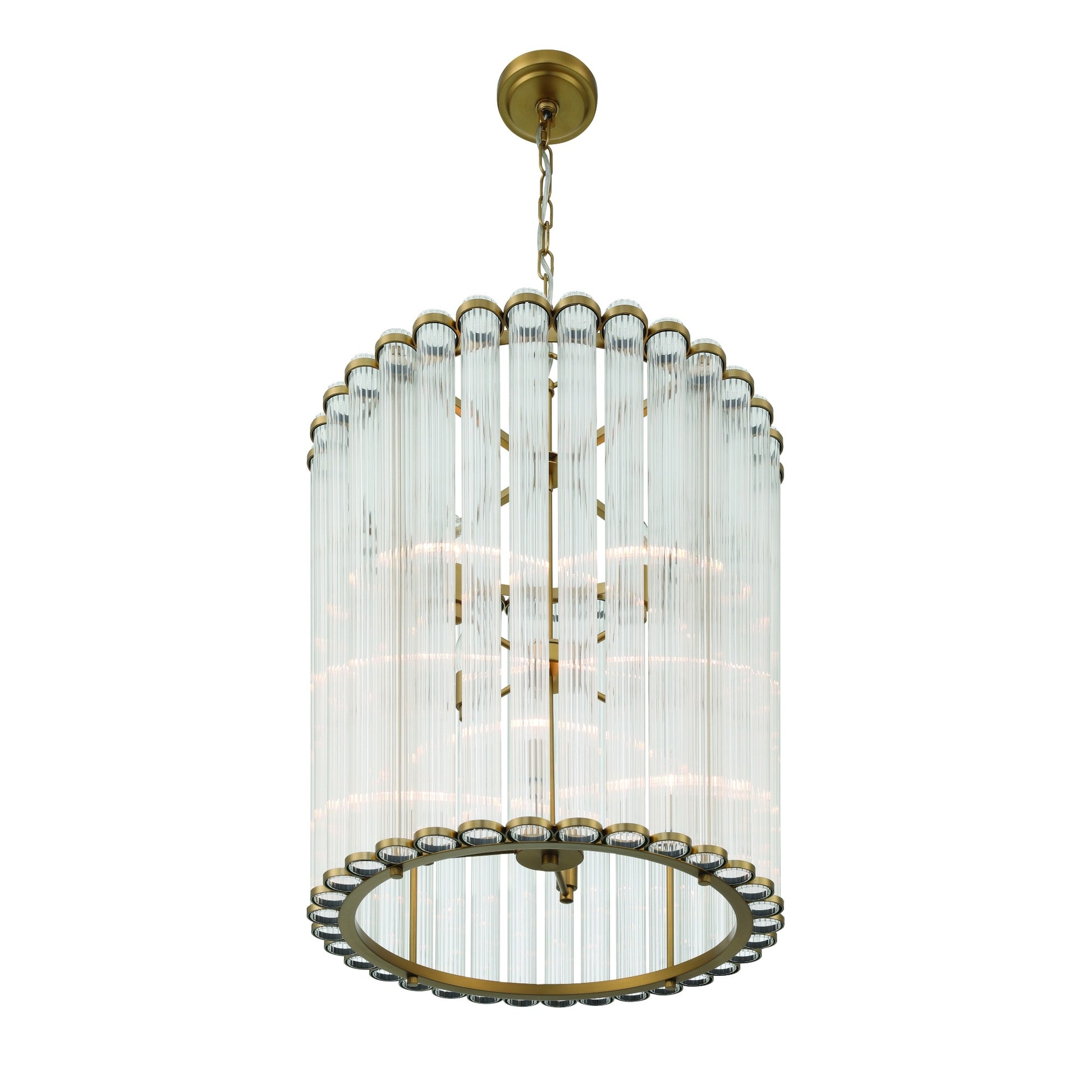 Glasbury 2-Tiers 8-Light 27" Chandelier