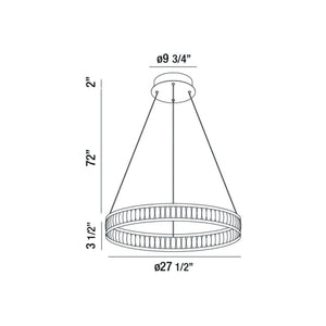 Forster 28" Integrated LED Pendant
