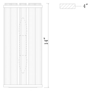 Glasbury 14" Wall Sconce