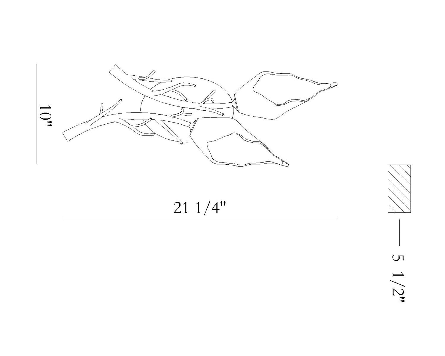 Matera 2-Light 21" Integrated LED Wall Sconce